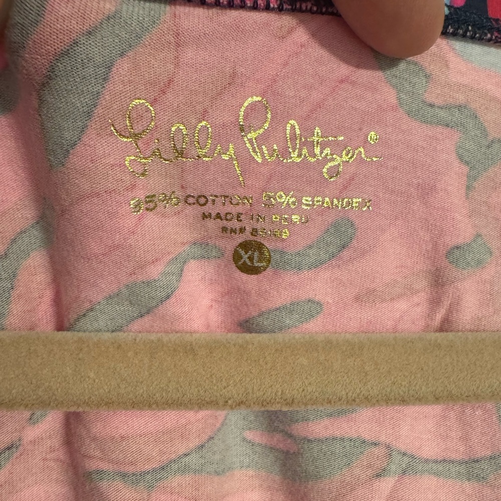 Lily Pulitzer  Pink Floral Women's Top - Picture 2 of 3